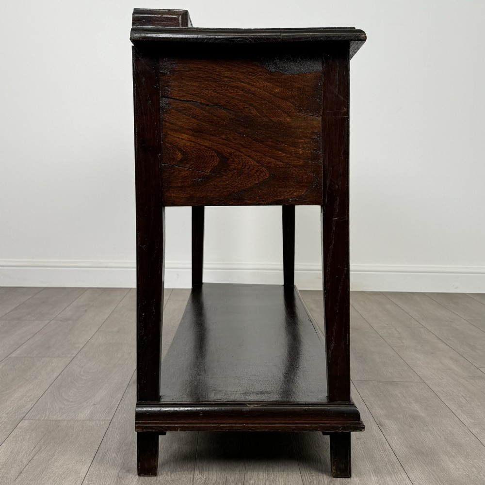 Antique 18th Century Good Quality Dresser Base In Oak  View VIII