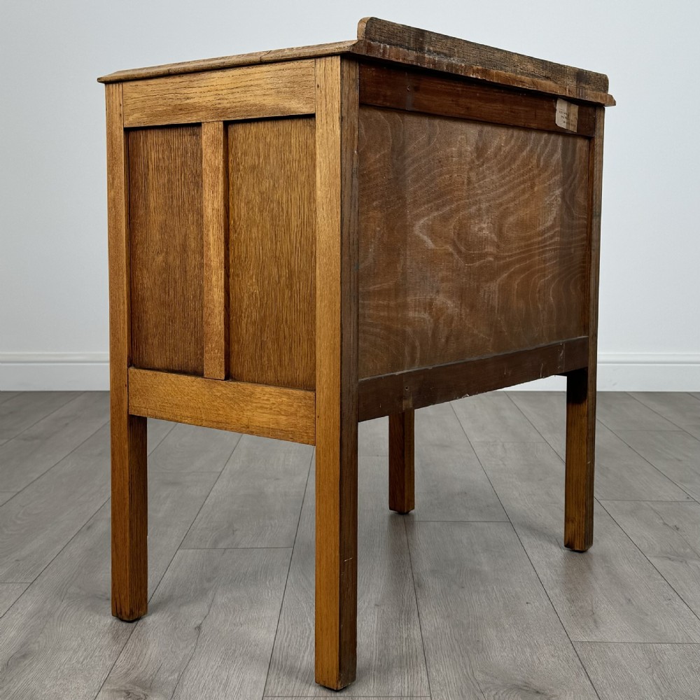 Antique 20th Century Small Golden Oak Chest Of Drawers  View IV