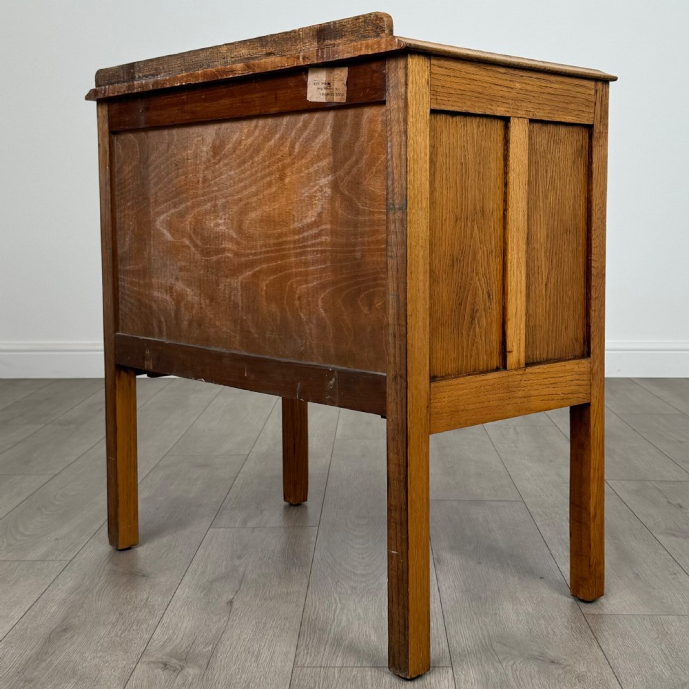 Antique 20th Century Small Golden Oak Chest Of Drawers  View VI