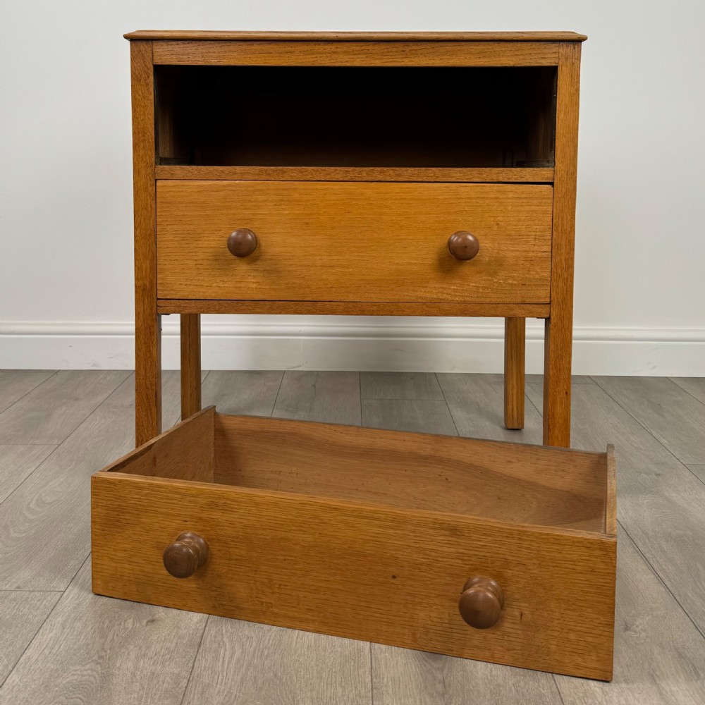 Antique 20th Century Small Golden Oak Chest Of Drawers  View X