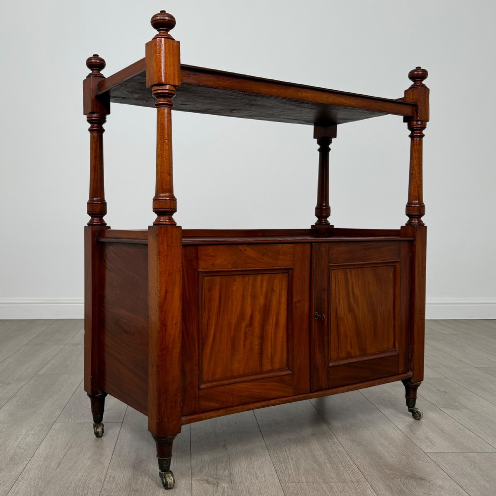 Antique 19th Century Small Mahogany Buffet Of Fine Quality  View IX