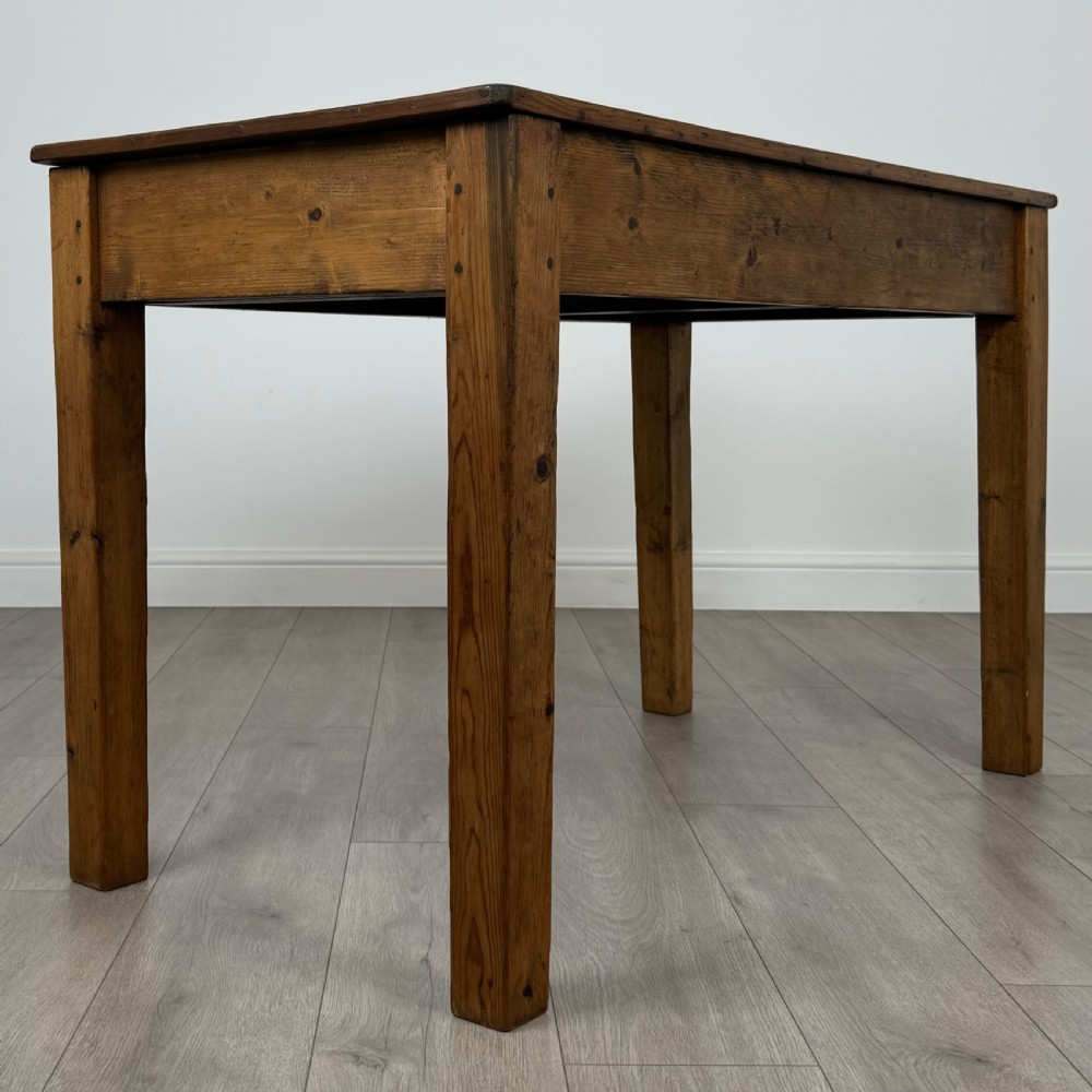  Antique 20th Century Good Quality Pine Writing Table View IV