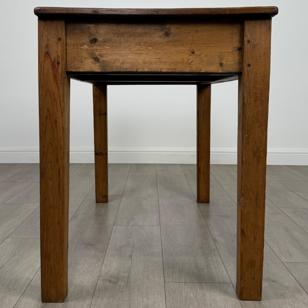  Antique 20th Century Good Quality Pine Writing Table View VII