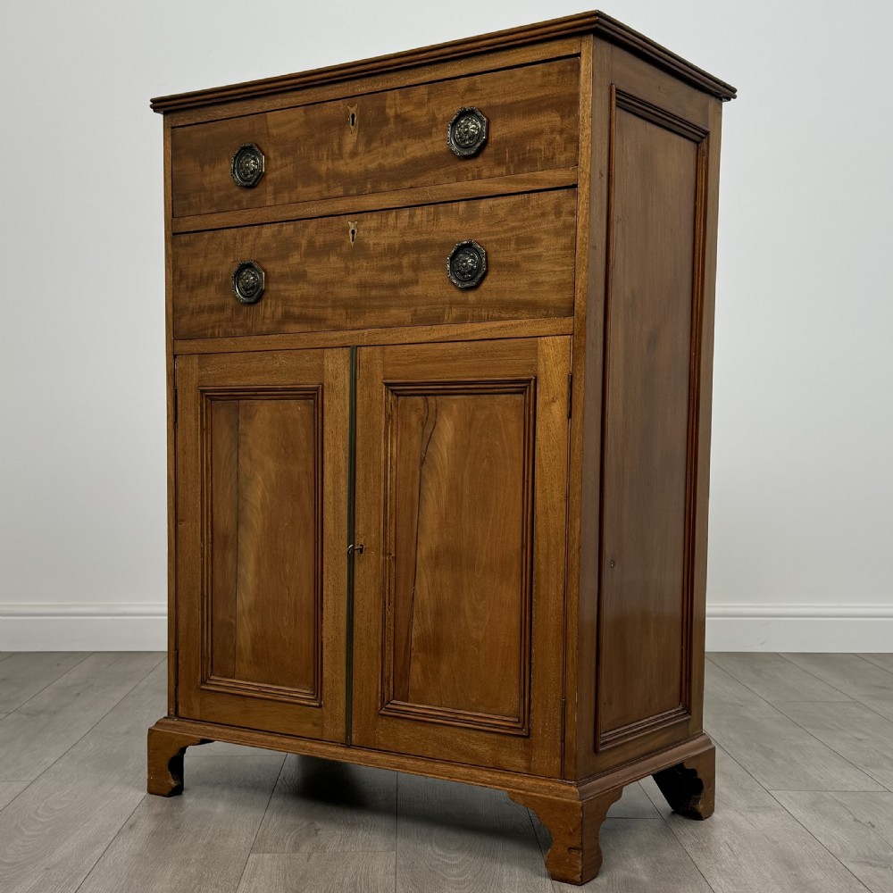  Antique 18th Century Cupboard In Mahogany  View III