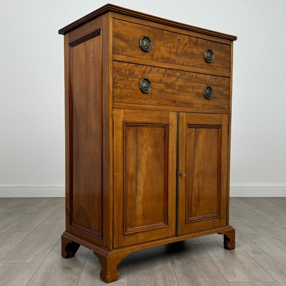  Antique 18th Century Cupboard In Mahogany  View IX