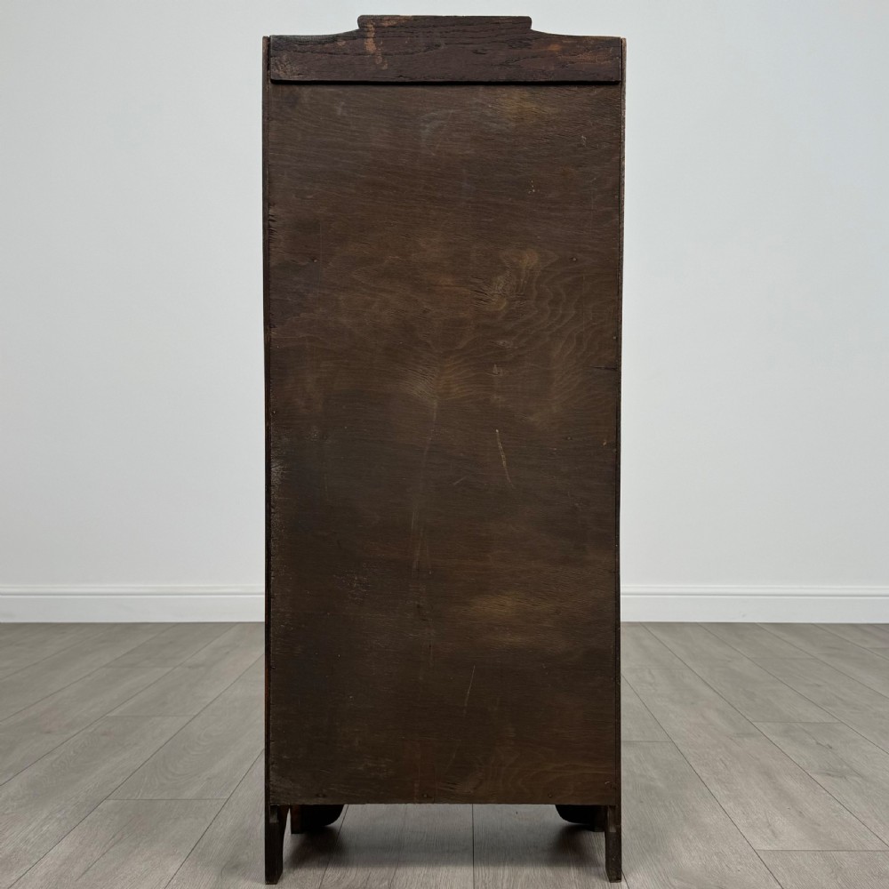 Antique 20th Century Small Open Bookcase In Oak  View VI