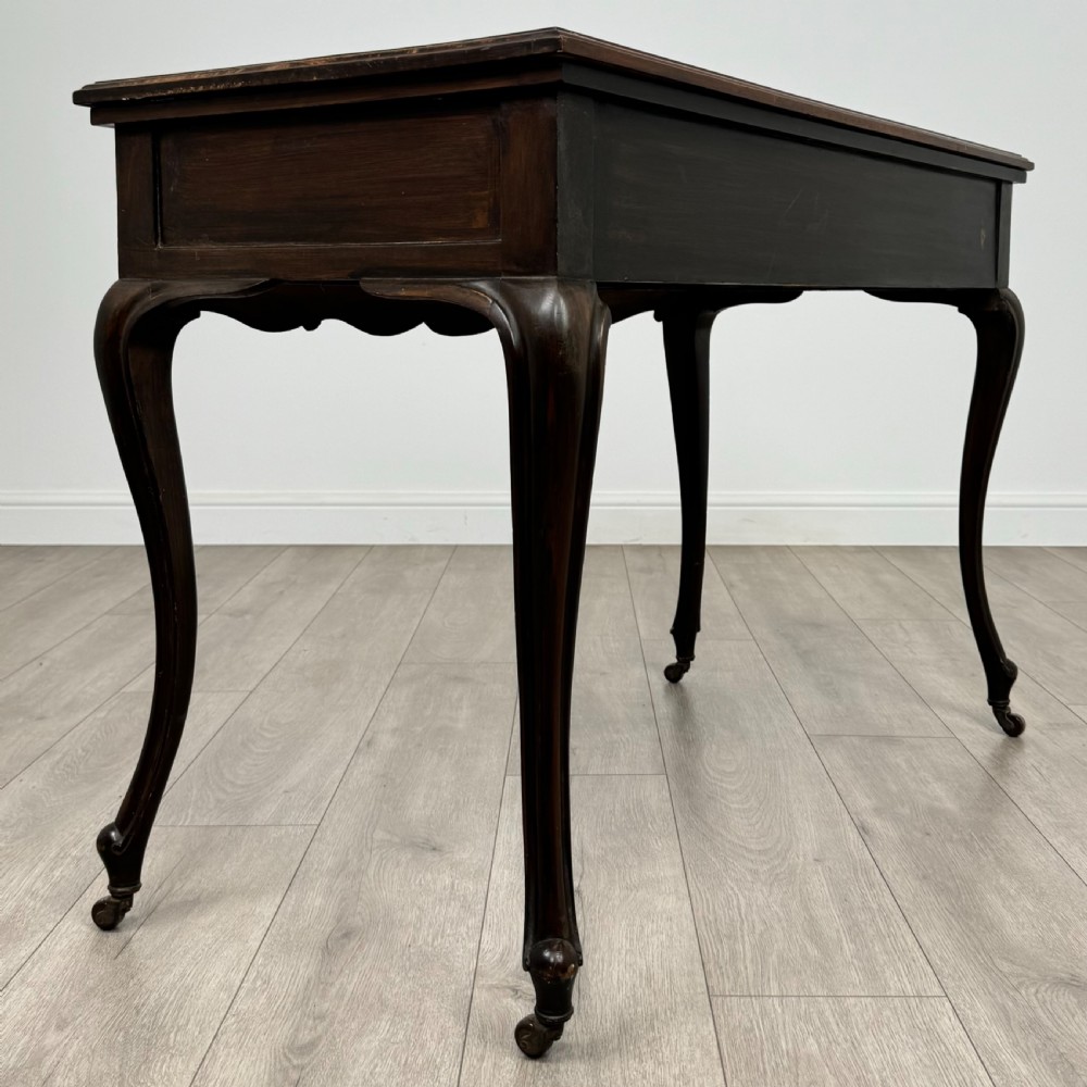  Antique 20th Century Writing Table In Mahogany  View III
