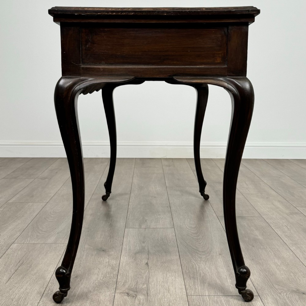  Antique 20th Century Writing Table In Mahogany  View IV