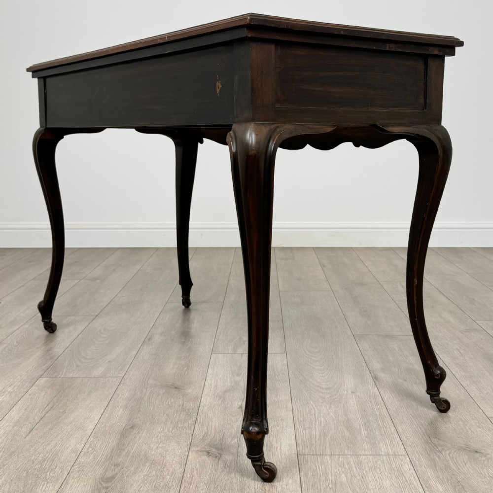  Antique 20th Century Writing Table In Mahogany  View VI