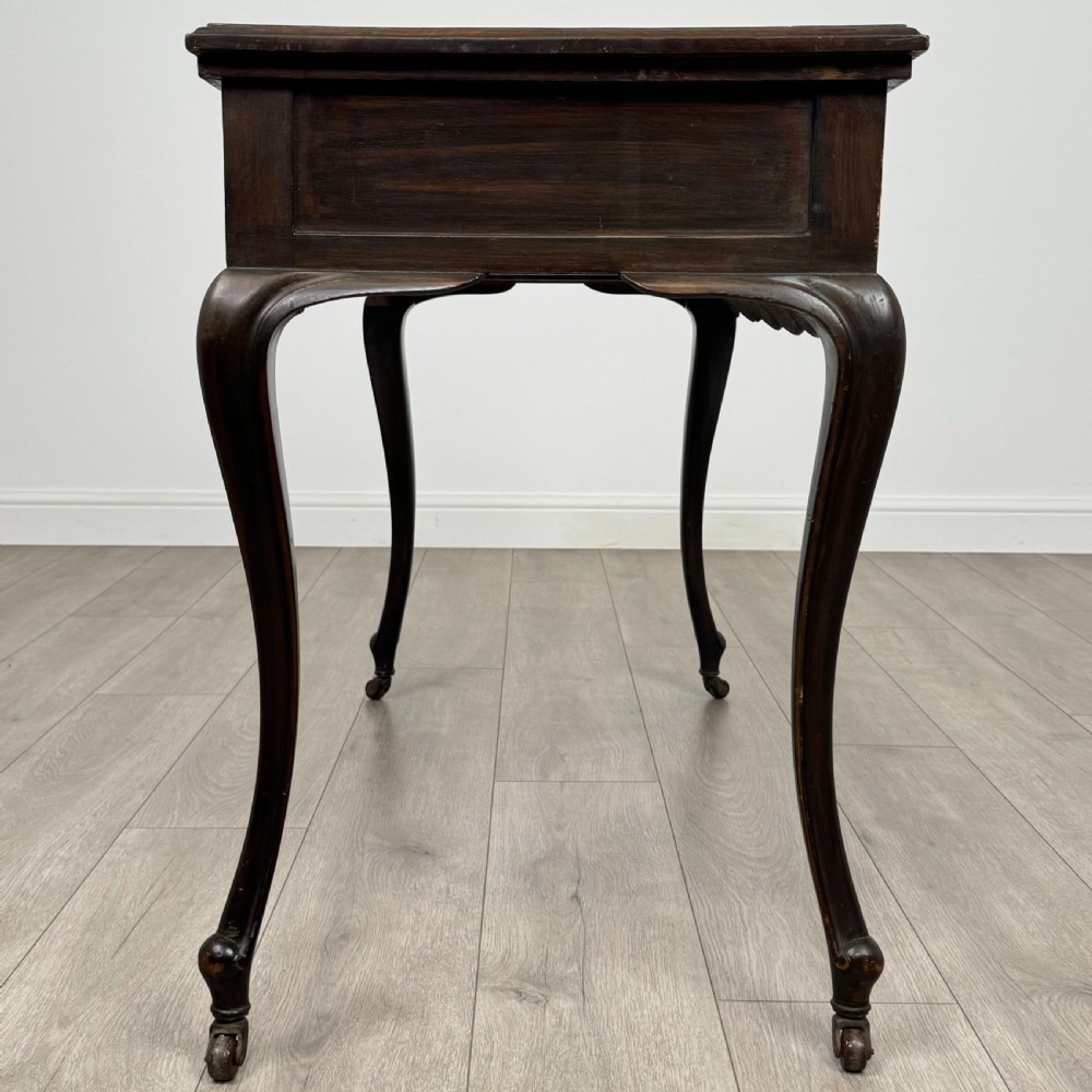  Antique 20th Century Writing Table In Mahogany  View VII