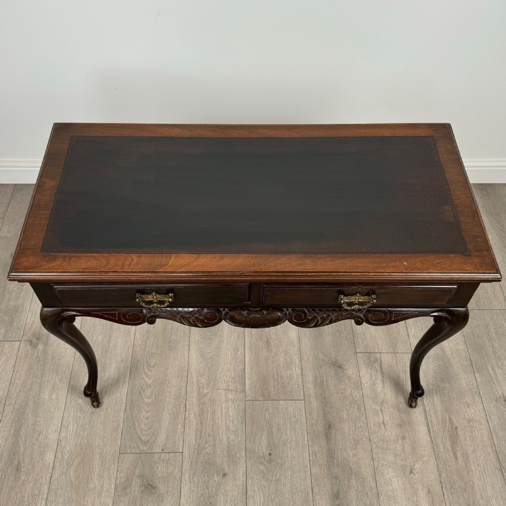  Antique 20th Century Writing Table In Mahogany  View IX