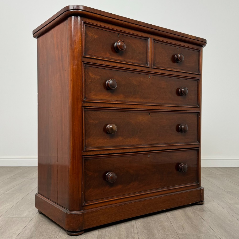 Antique 19th Century Fine Quality Chest Of Drawers In Mahogany View VIII