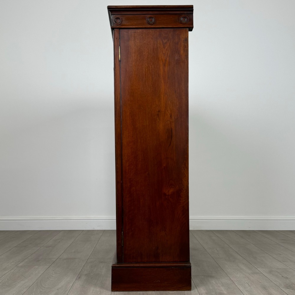 Antique 20th Century Fine Quality Display Cabinet In Walnut  View V