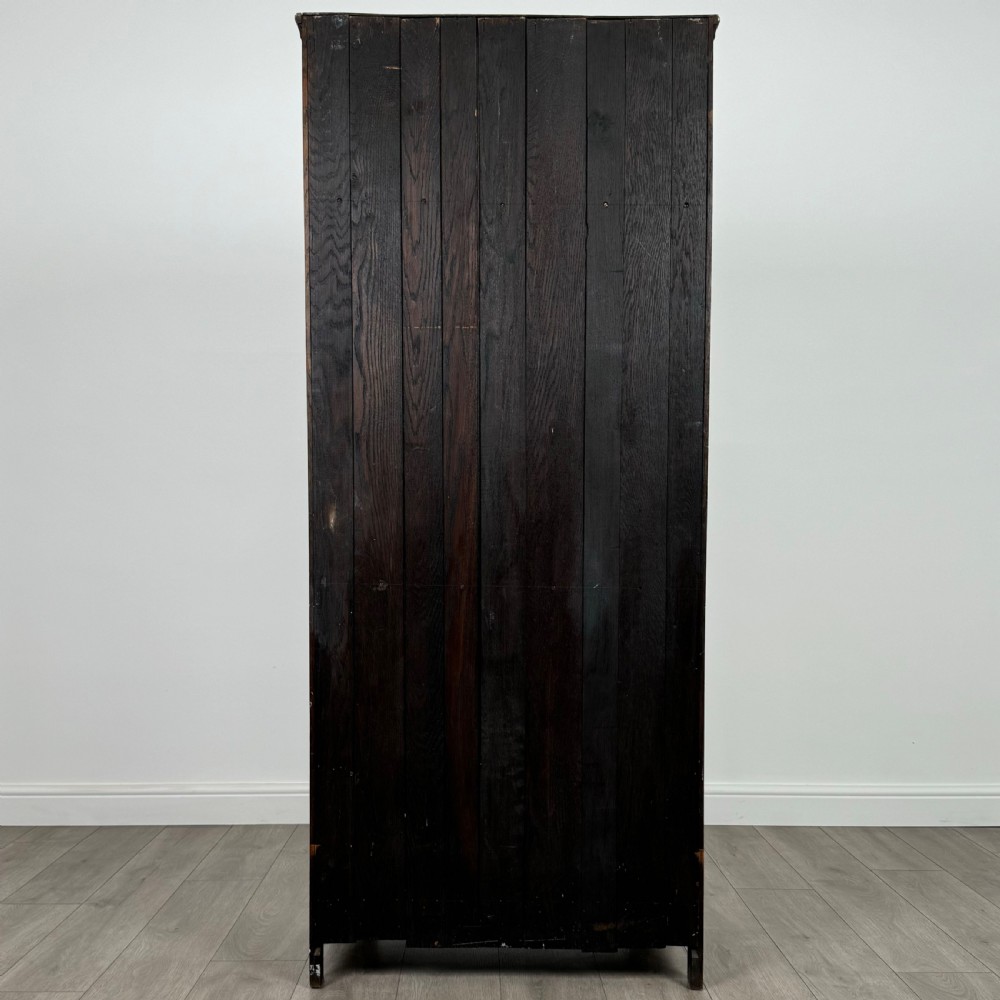 Antique 20th Century Fine Quality Small Oak Wardrobe  View VI