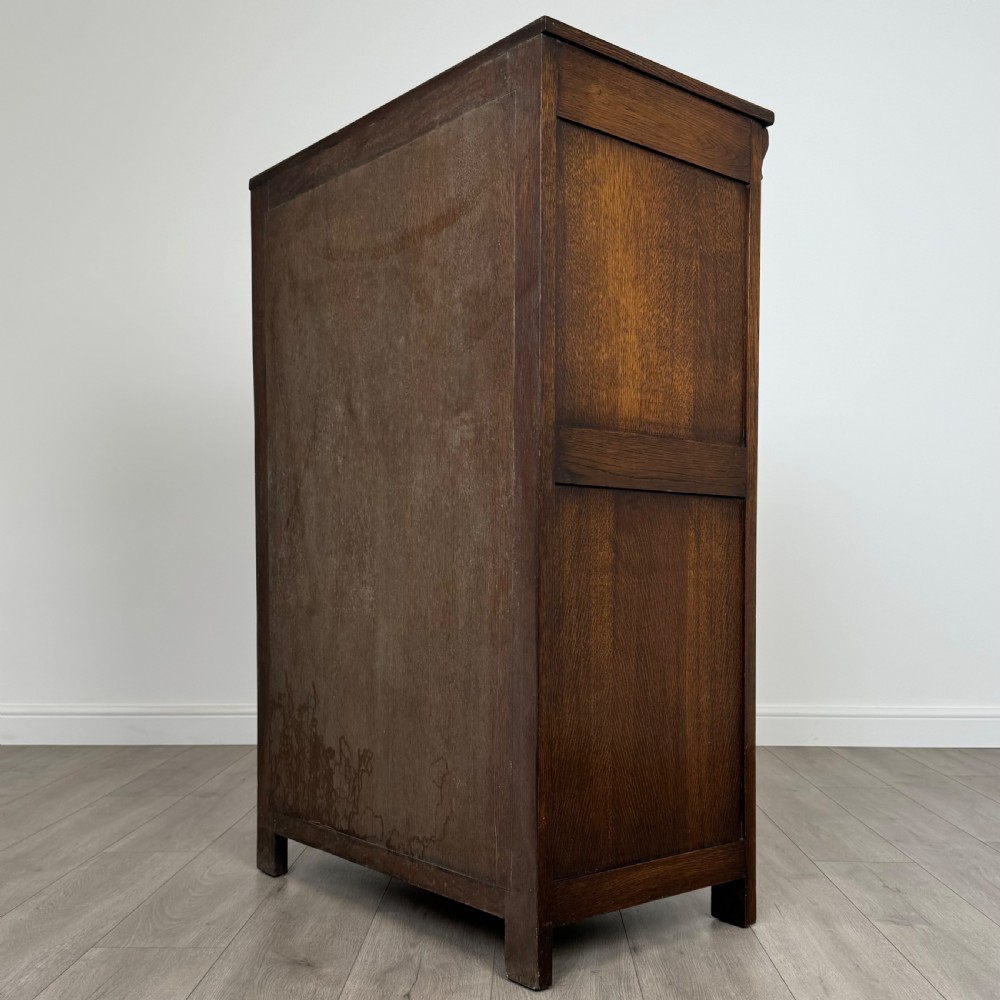  Antique 20th Century Carved Oak Cupboard  View VIII