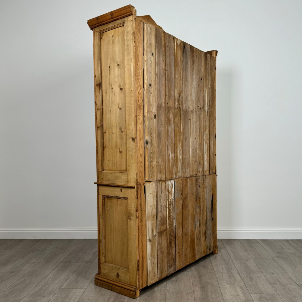 Vintage 20th Century Good Quality Pine Bookcase  View VI