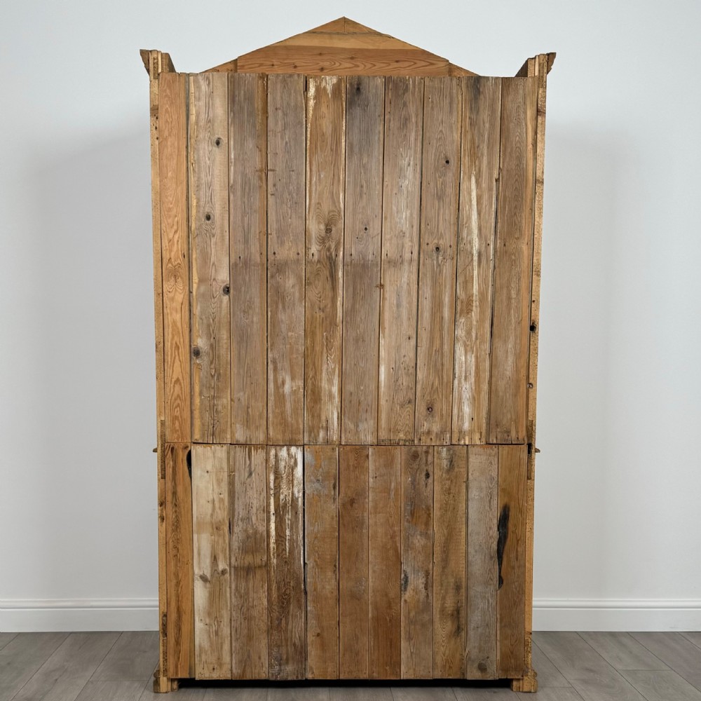 Vintage 20th Century Good Quality Pine Bookcase  View VII