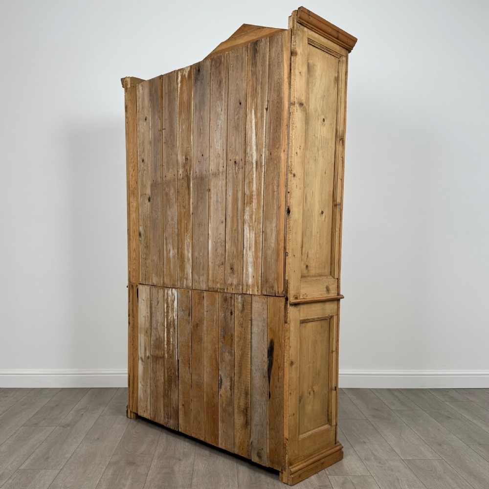 Vintage 20th Century Good Quality Pine Bookcase  View VIII