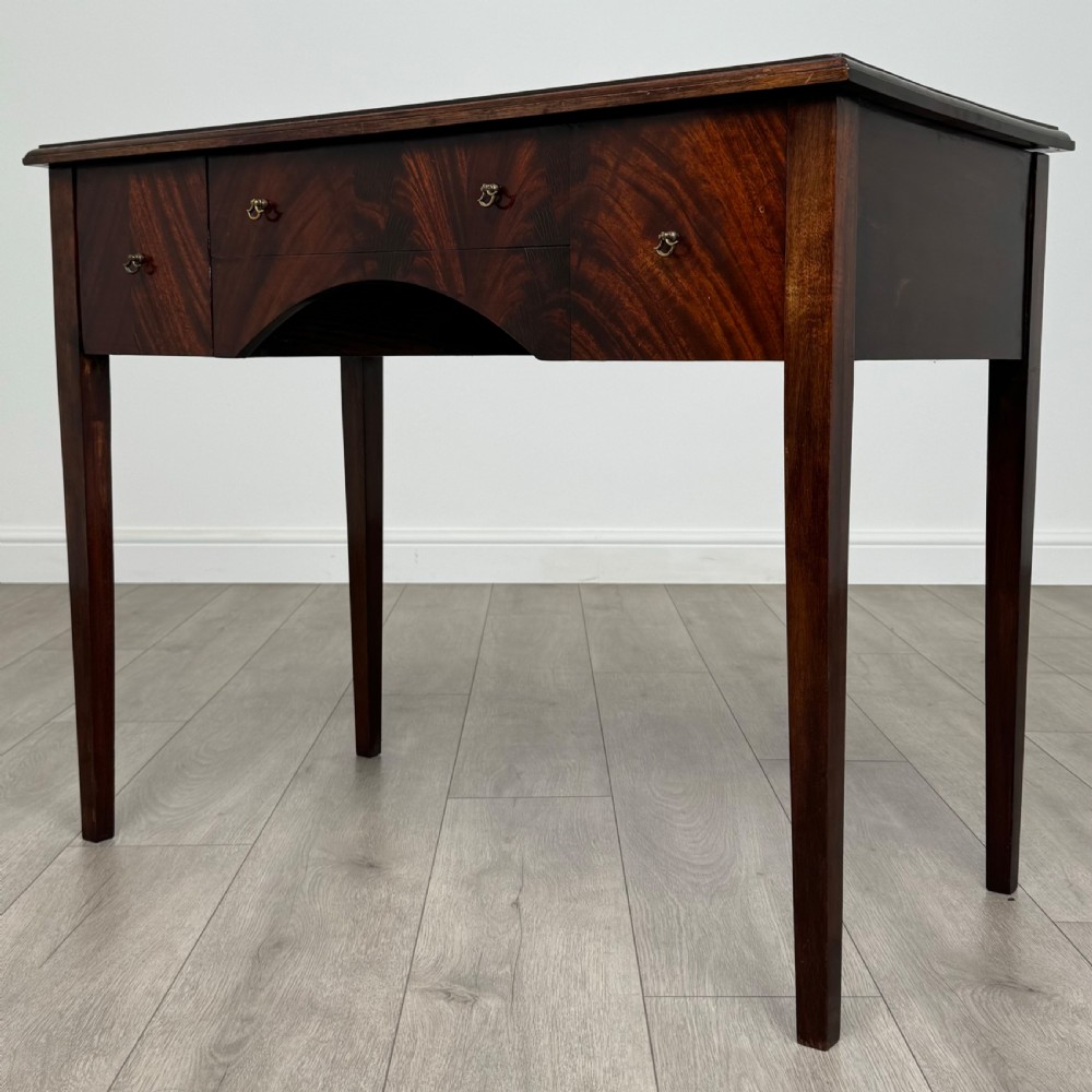 Antique 20th Century Writing Table In Mahogany  View II