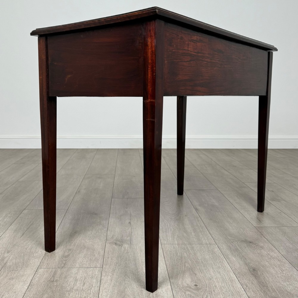Antique 20th Century Writing Table In Mahogany  View IV