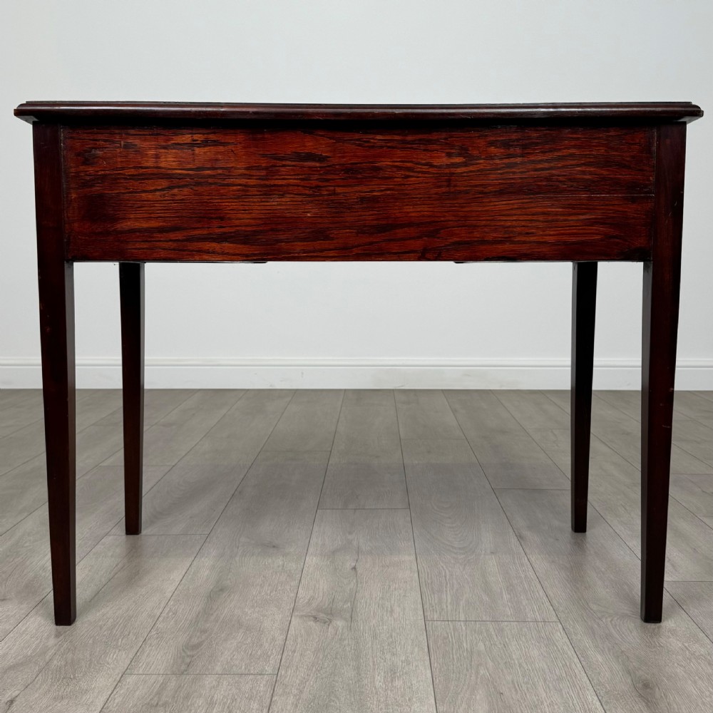 Antique 20th Century Writing Table In Mahogany  View V