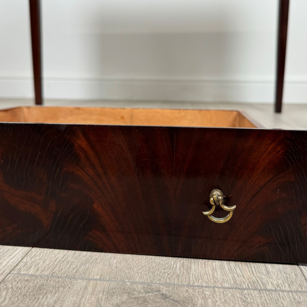 Antique 20th Century Writing Table In Mahogany  View XI