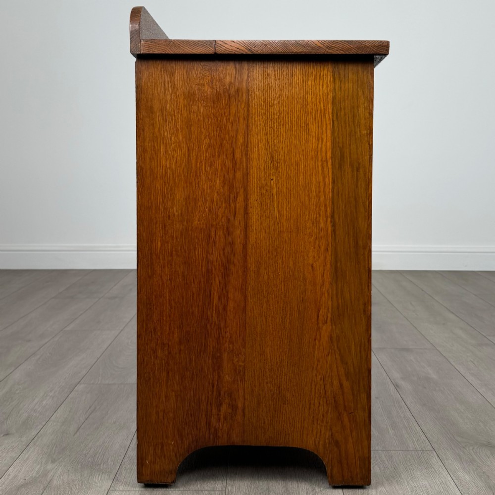 Antique 20th Century Art Nouveau Style Cupboard In Oak  View VIII