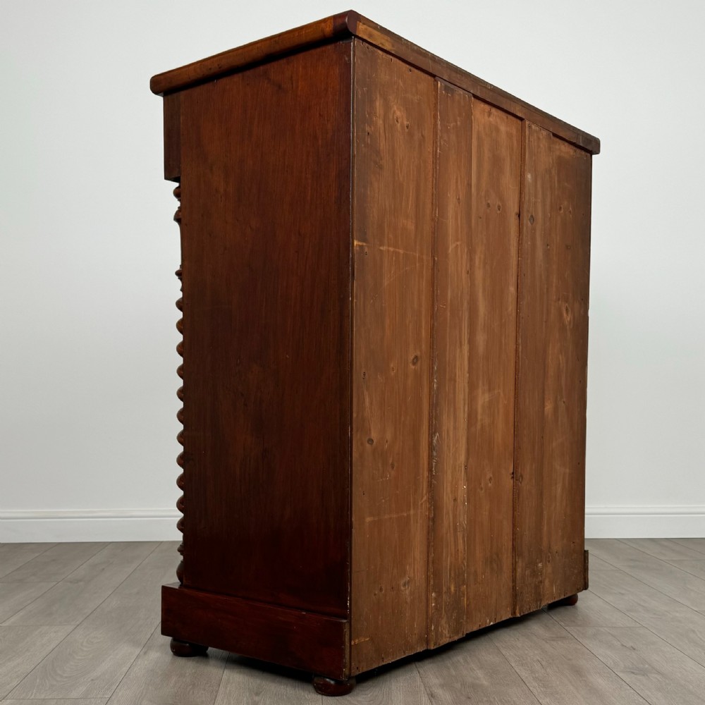 Antique 19th Century Fine Quality Chest Of Drawers In Mahogany  View IV
