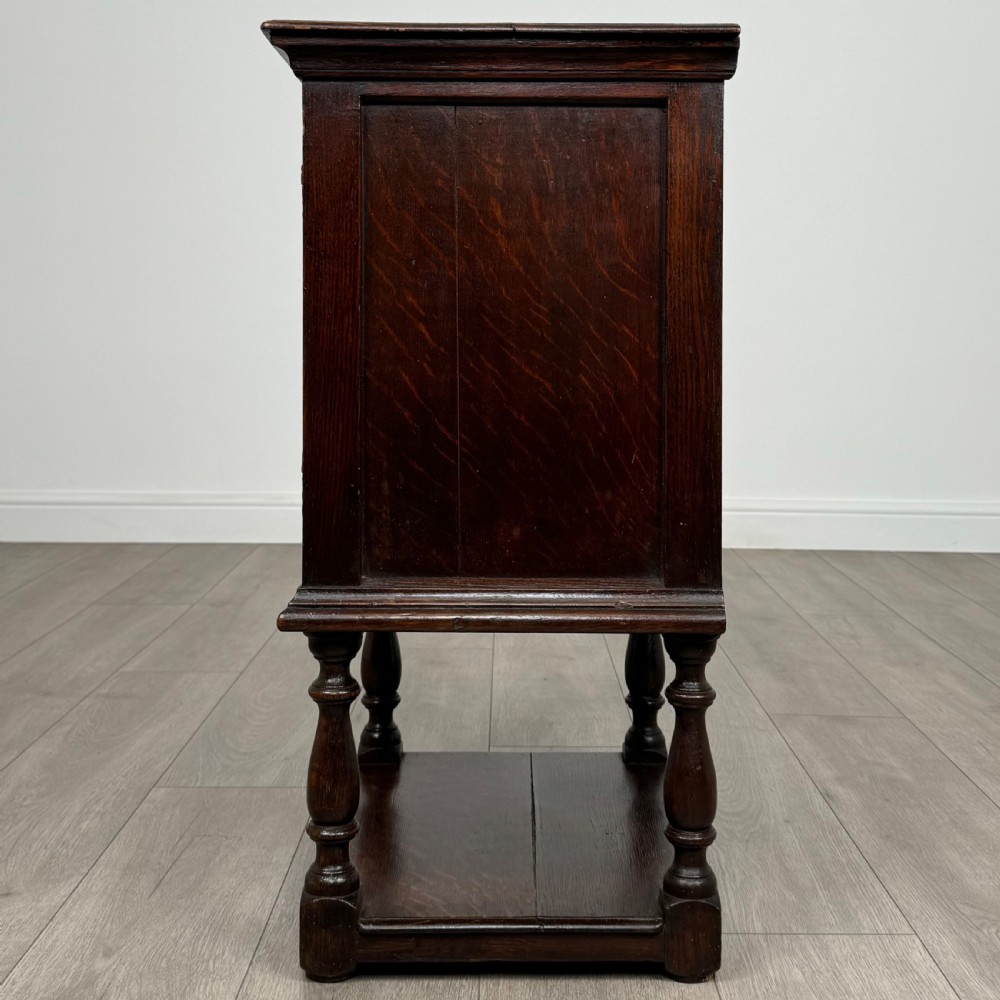 Antique 18th Century Fine Quality Small Oak Cupboard  View IV