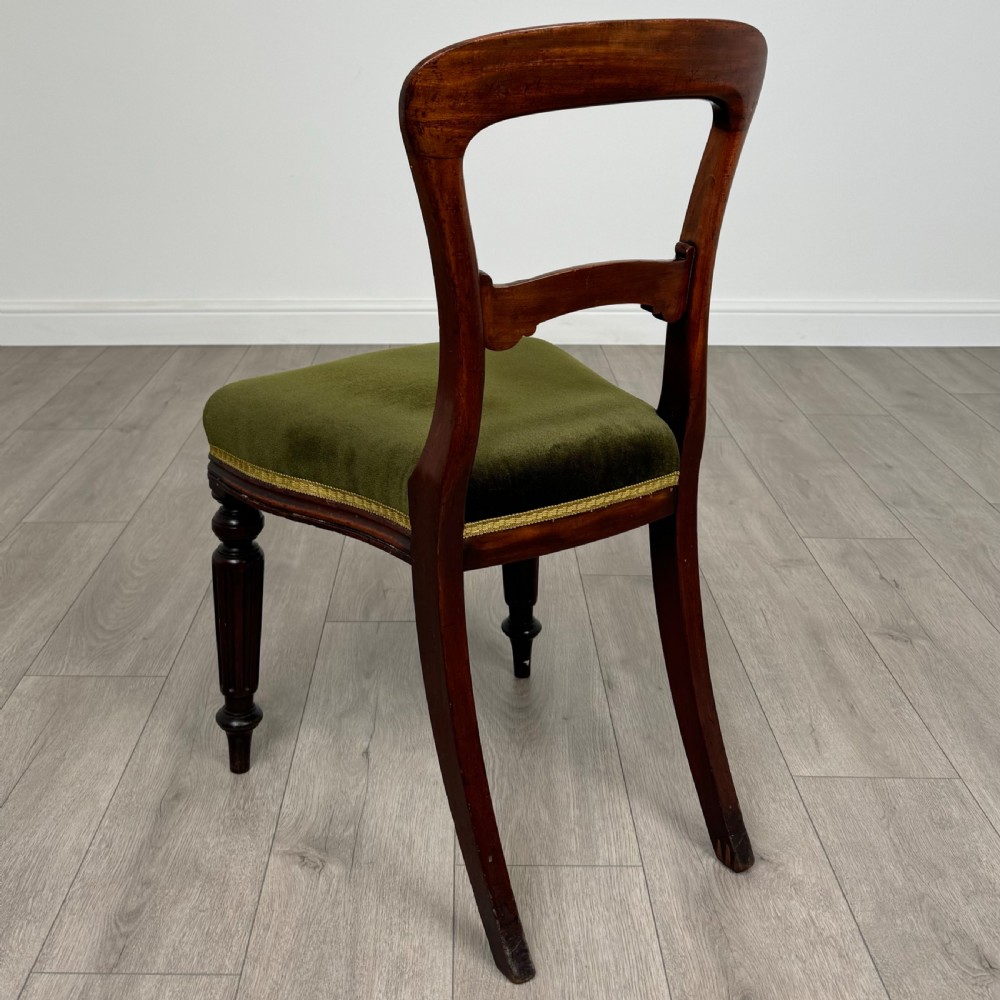 Antique 19th Century Set Of 4 Mahogany Dining Chairs  View III
