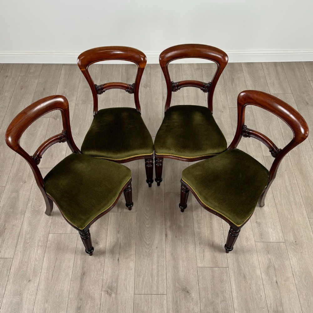 Antique 19th Century Set Of 4 Mahogany Dining Chairs  View VIII