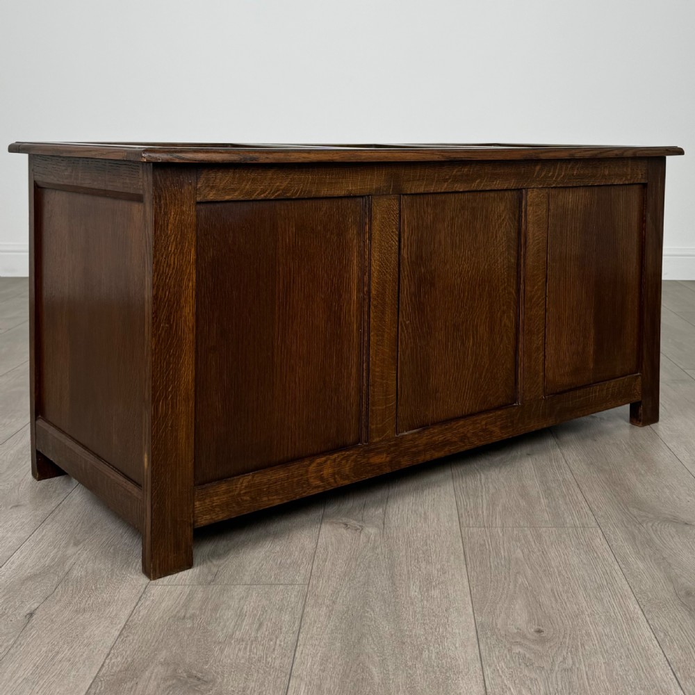  Antique 20th Century Blanket Box In Oak  View VIII