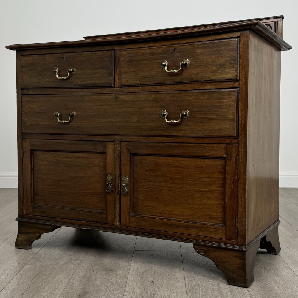  Antique 20th Century Cupboard In Walnut View III