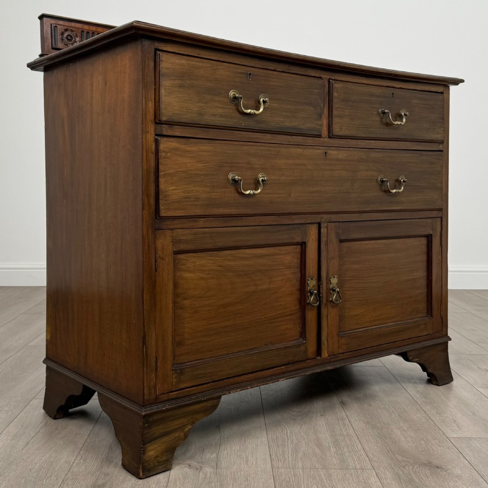  Antique 20th Century Cupboard In Walnut View IX