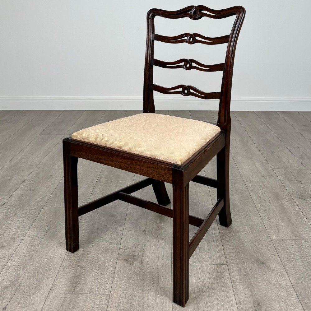 Antique 20th Century Set Of 4 Mahogany Dining Chairs   View II