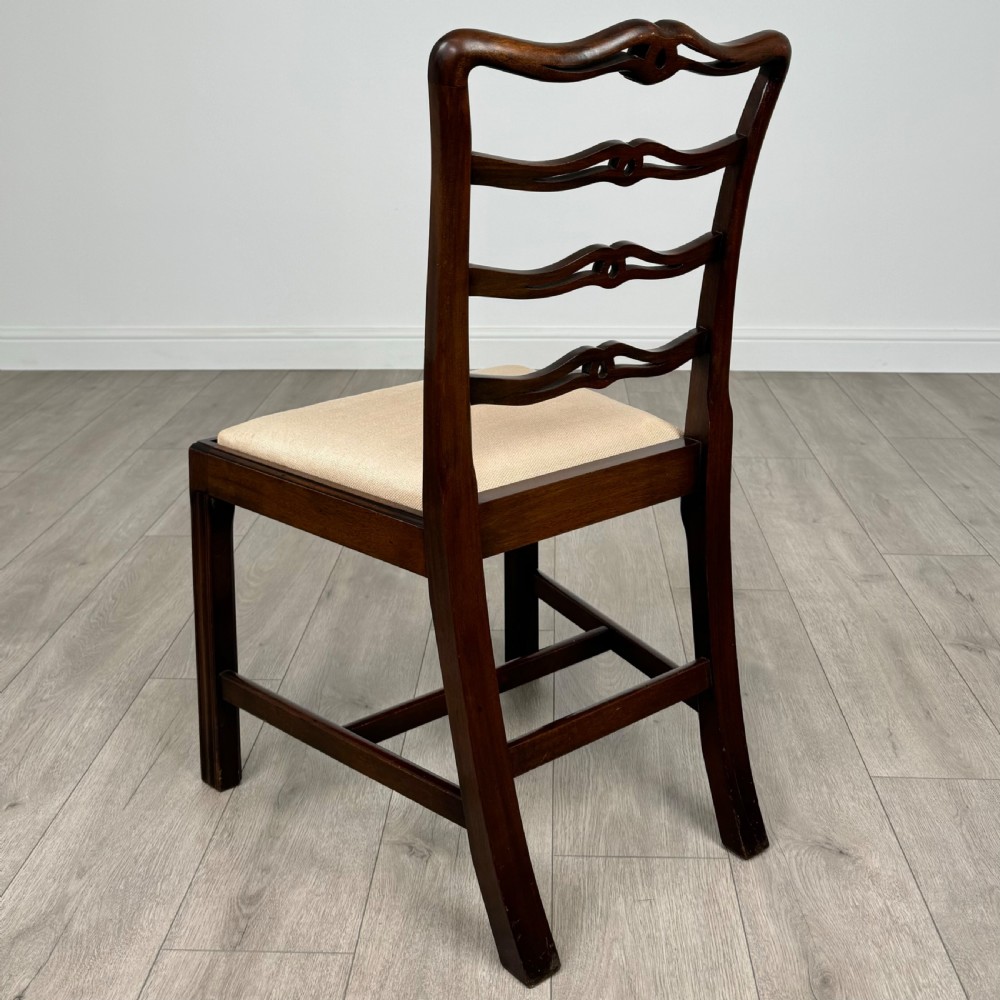 Antique 20th Century Set Of 4 Mahogany Dining Chairs   View III