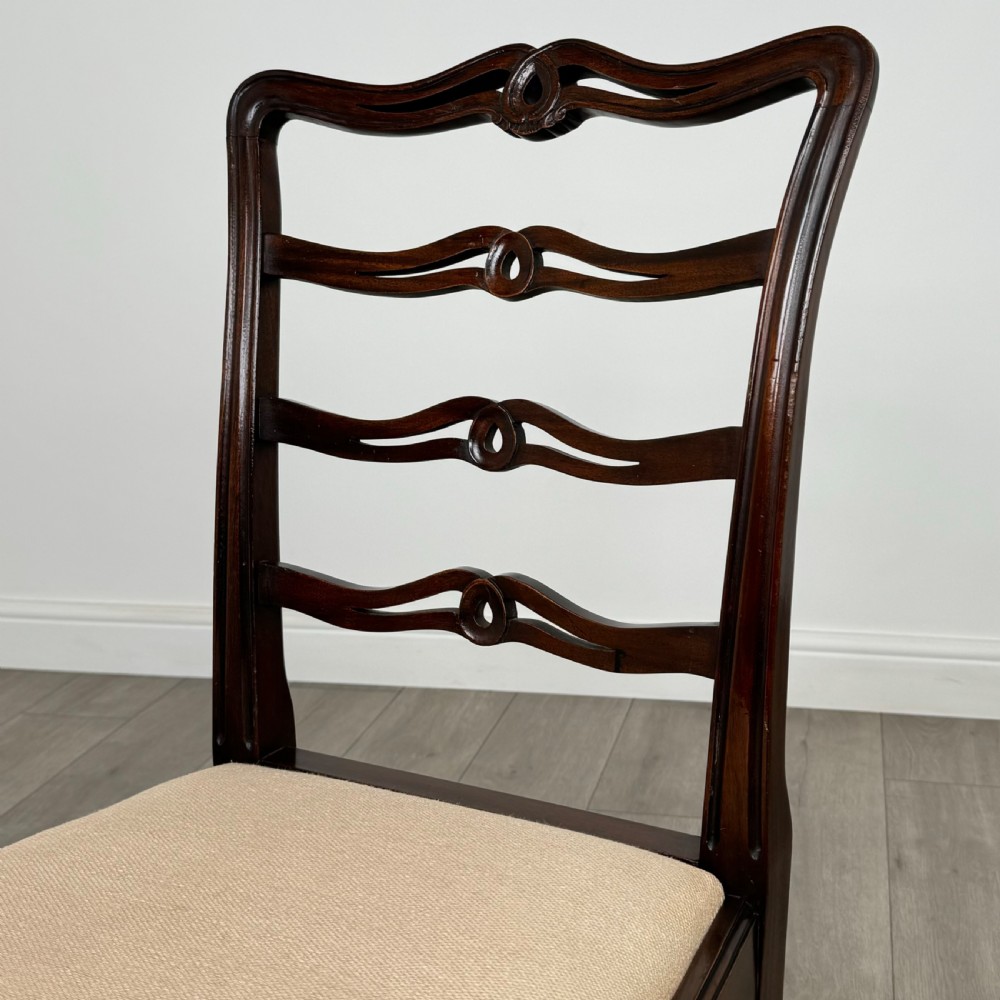 Antique 20th Century Set Of 4 Mahogany Dining Chairs   View IV