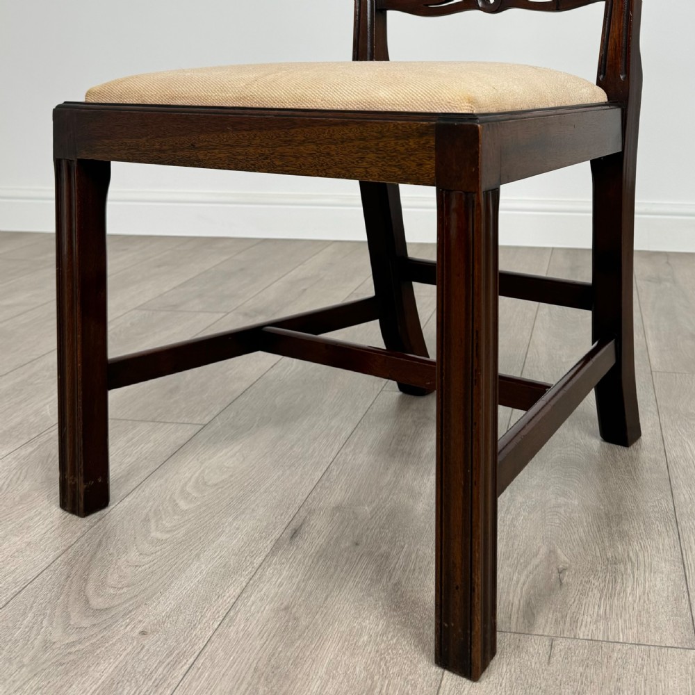 Antique 20th Century Set Of 4 Mahogany Dining Chairs   View V