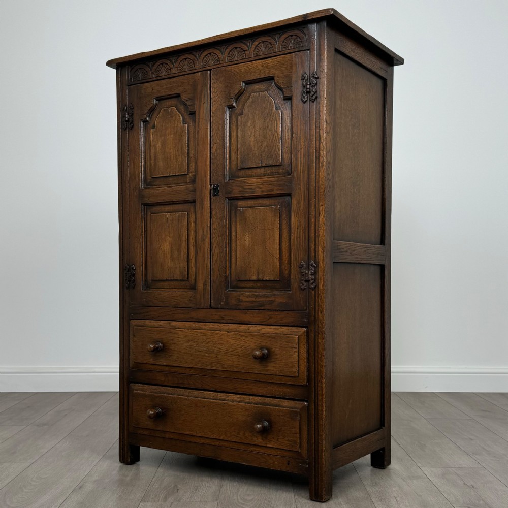 Antique 20th Century Cupboard In Oak  View III