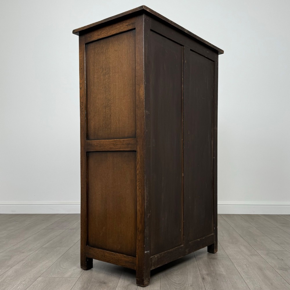 Antique 20th Century Cupboard In Oak  View V