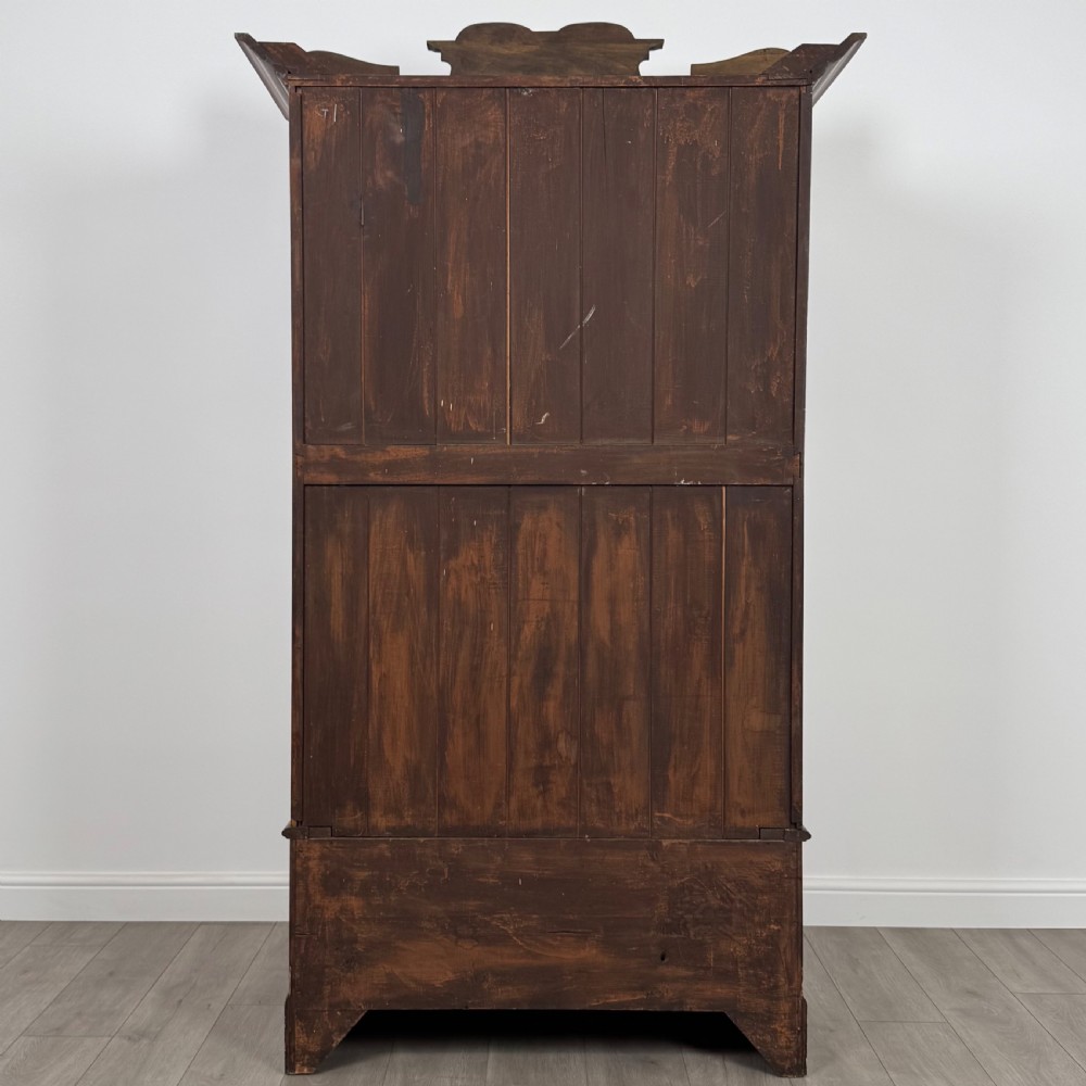 Antique 20th Century Art Nouveau Style Wardrobe In Burr Walnut  View XV