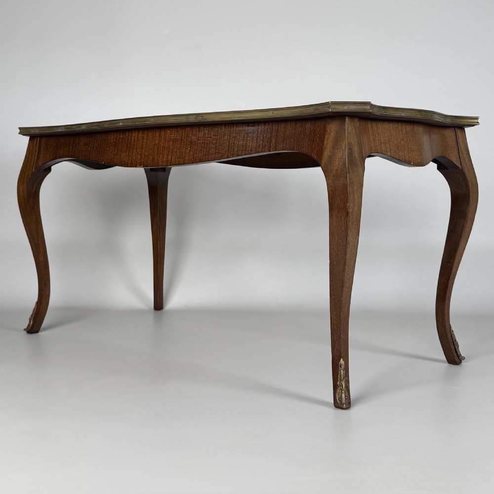  Antique 20th Century French Coffee Table In Mahogany  View II