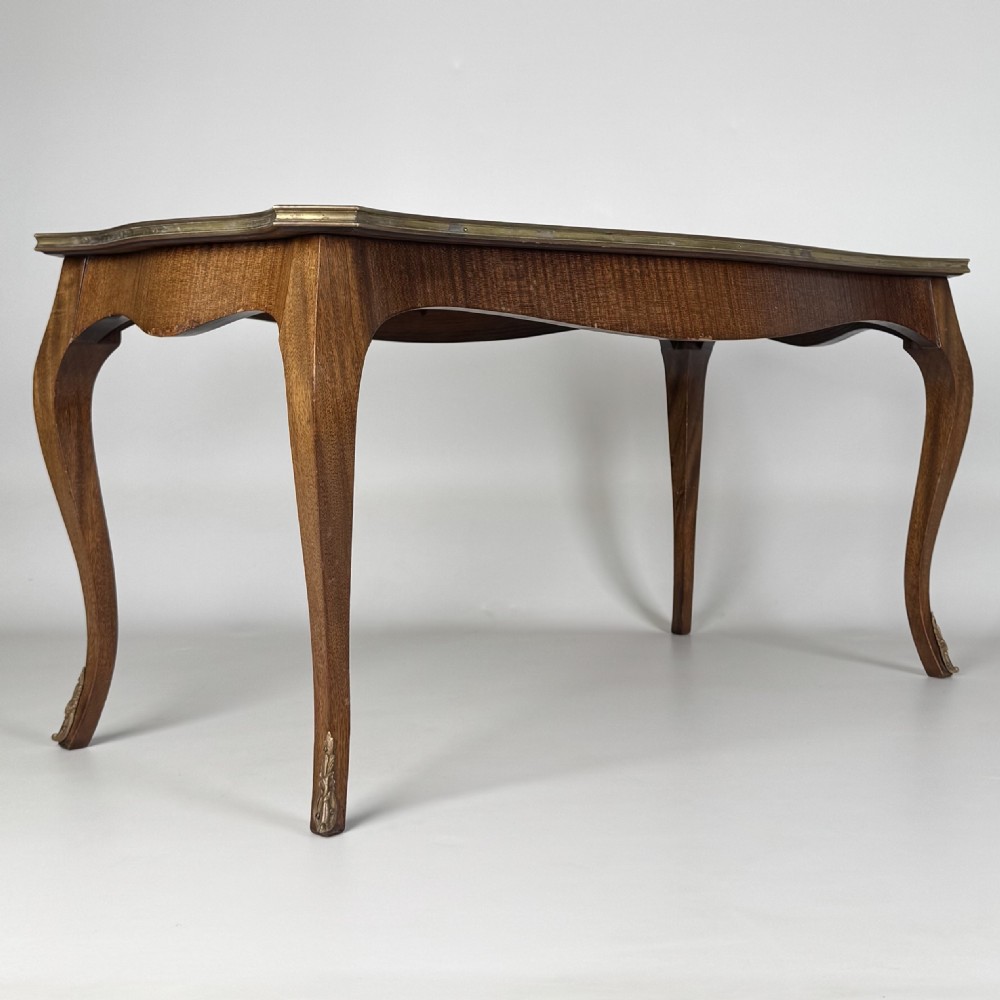  Antique 20th Century French Coffee Table In Mahogany  View VIII