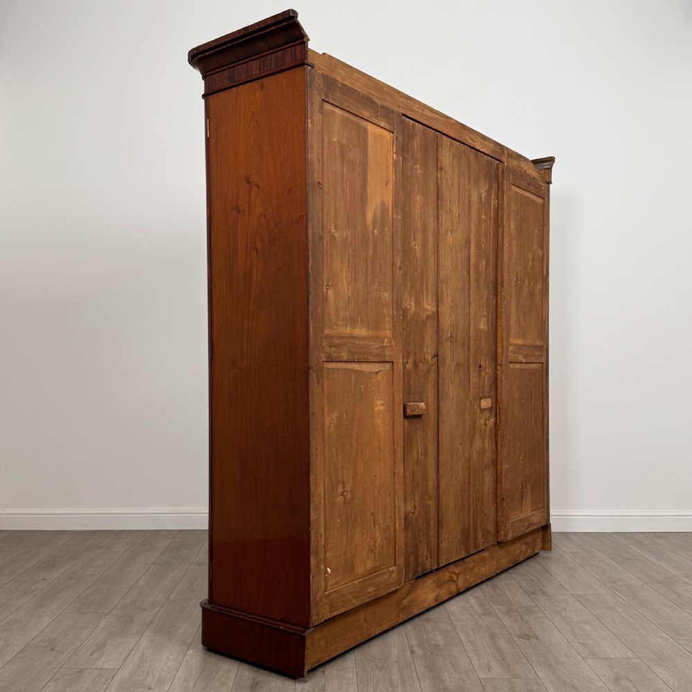 Antique 19th Century Fine Quality Large Mahogany Wardrobe  View VI