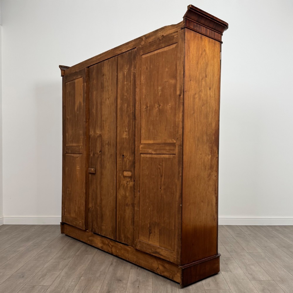 Antique 19th Century Fine Quality Large Mahogany Wardrobe  View VIII