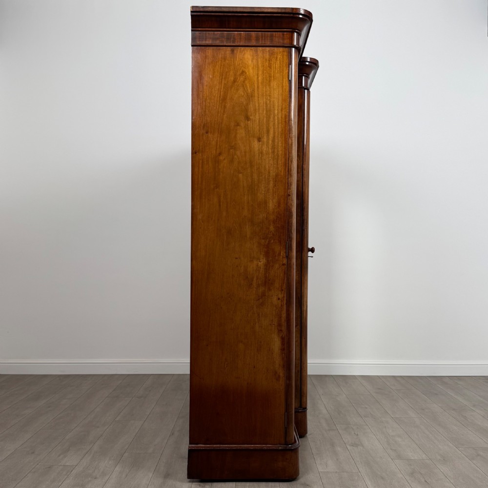 Antique 19th Century Fine Quality Large Mahogany Wardrobe  View IX