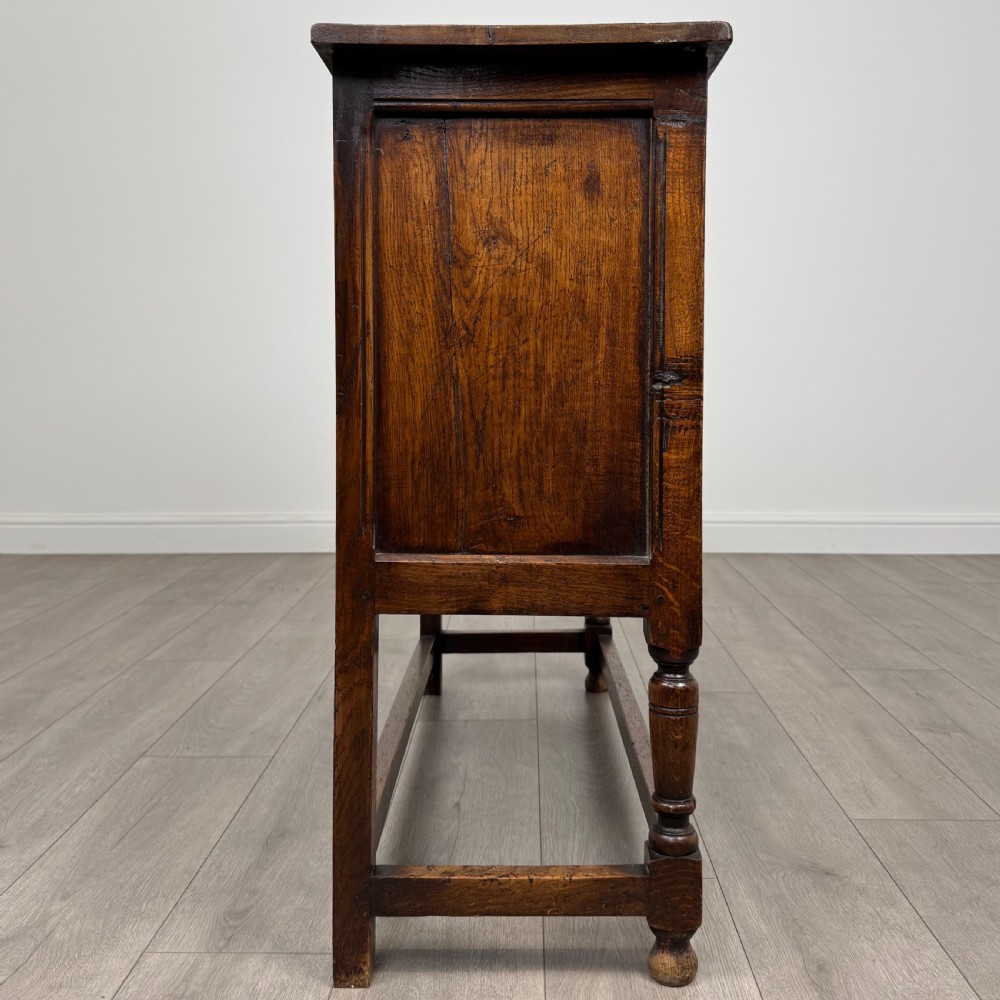  Antique 20th Century Good Quality Small Oak Sideboard  View IX