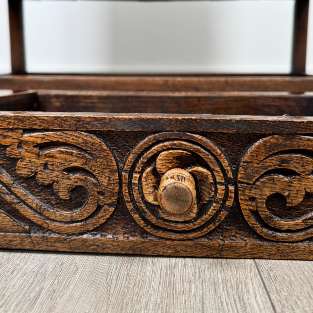  Antique 20th Century Good Quality Small Oak Sideboard  View XII