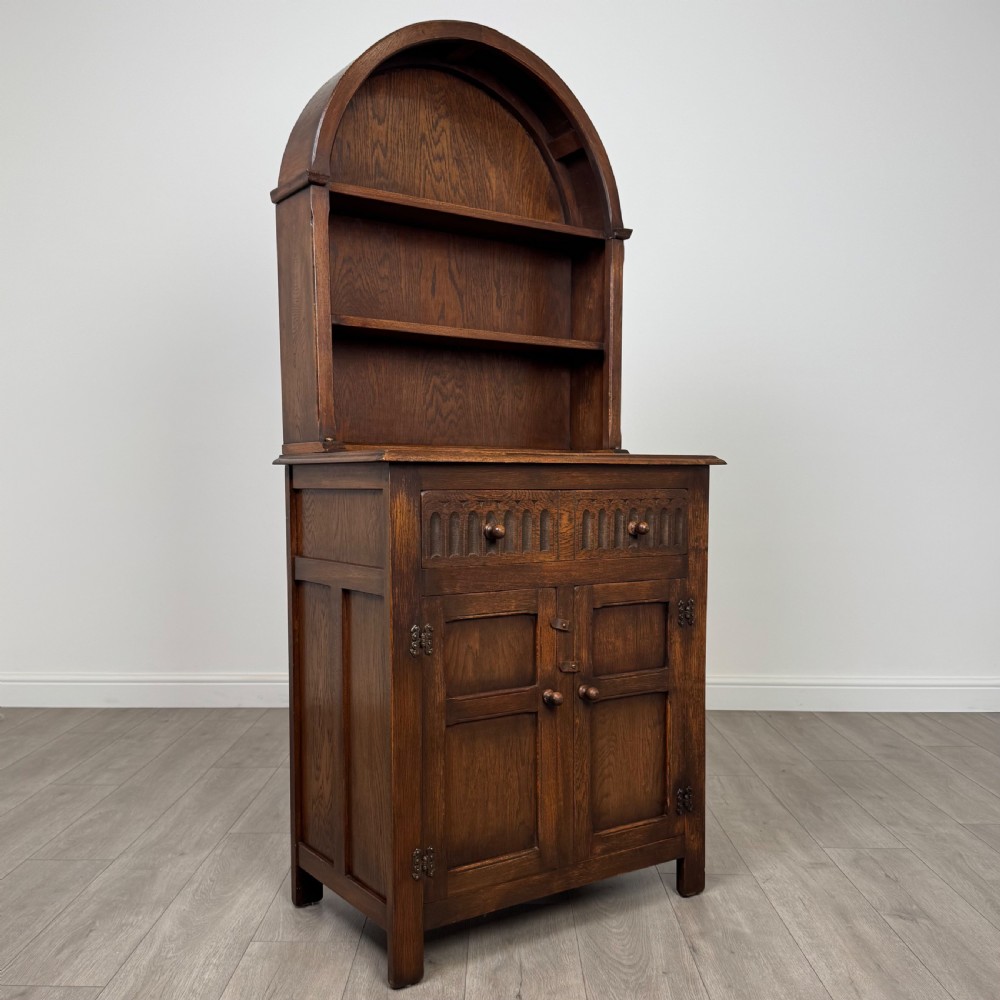 Antique 20th Century Good Quality Dresser In Oak  View IX