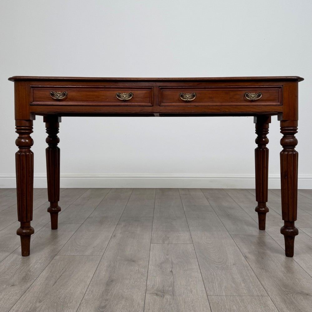 Antique 19th Century Writing Table In Mahogany 